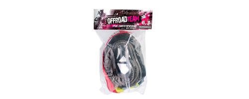 Трос синтетический OffRoadTeam Professional 6,3мм х 15м, с крюком
