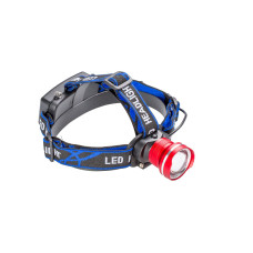 Налобный фонарь PRO-GH08, CREE XM-L T6 10W, 1000Lm, с АКБ, с зумом, корпус КРАСНЫЙ