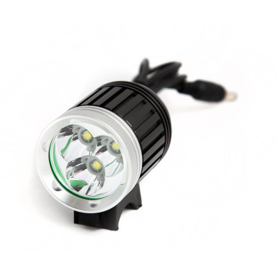 Фара велосипеда Ultra Fire PRO-H02, 3LED, 3300 Lm, CREE X-ML T6 10W