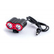 Фара велосипеда Ultra Fire PRO-H03RED, 2LED, 2200 Lm, CREE X-ML2 T6 10W