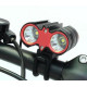 Фара велосипеда XECCON Spiker 1207, 2 x CREE XM-L T6, 2400Lm