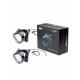 Светодиодная линза Optima Premium Bi-LED Lens, Series Reflector Technology (SRT), Double Chip 3.0", 5500К 24V, Комплект 2 шт.