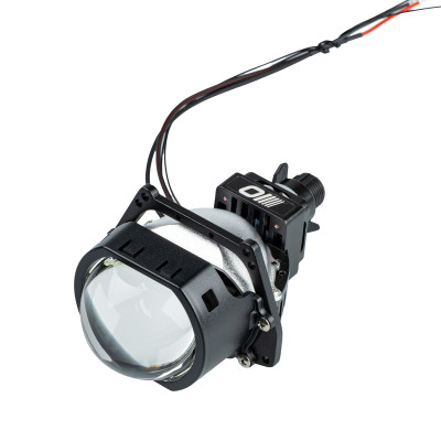 Светодиодная линза Optima Premium TRI-LED Lens, Impression Drive FLAT, 3.0", 6000К+4500К, 3 чипа, 3 отражателя, 12V, комплект 2 шт.