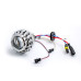 Би-Линза Optima MOTO TURBINE CCFL 2.0 дюйма под лампу Н1 бленда круглая-806 подсв колец ccfl