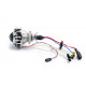 Би-Линза Optima MOTO TURBINE CCFL 2.0 дюйма под лампу Н1 бленда круглая-806 подсв колец ccfl