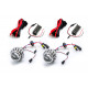 Би-Линза Optima MOTO TURBINE CCFL 2.0 дюйма под лампу Н1 бленда круглая-806 подсв колец ccfl