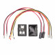 Переходные рамки с модулей Bosch AL Intellect AFS для установки модулей Optima Bi-LED с креплением Hella 3R/5R  блоком обхода CAN