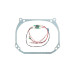 Переходные рамки Mercedes Benz E-class IV дорест W212 2009-2013 с AFS и GL-class I дорест и рест X164 2006-2012 с AFS для установки линз Optima Bi-LED с креплением Hella 3R/5R с модулем обманки