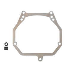 Переходные рамки Hyundai Elantra 2020-2022 для установки линз Optima Bi-LED с креплением Hella 3R/5R вместо штатных галогеновых модулей