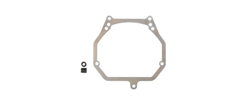 Переходные рамки Hyundai Elantra 2020-2022 для установки линз Optima Bi-LED с креплением Hella 3R/5R вместо штатных галогеновых модулей