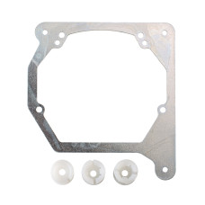 Переходные рамки Kia Optima 4 JF дорест 2015-2018 галоген для установки модулей Optima Bi-LED с креплением Hella 3R/5R вместо штатных модулей