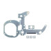 Переходные рамки Kia Sportage III 2010-2016 галоген под линзы с креплением Hella 3R/5R