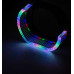 Ангельские глазки 3D на линзу 3,0", форма L, диаметр 80/121мм, цвет RGB, комплект 2 шт.