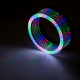 Ангельские глазки 3D на линзу 2,5", форма круглая, диаметр 74/92мм, цвет RGB, комплект 2 шт.
