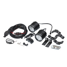 Фары светодиодные NANOLED STREET&FOREST SF330-SET, 30W*2, 6 LED, 2 фары, корпус черный, с проводкой