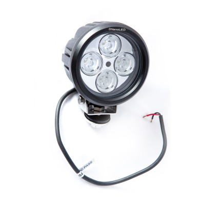 Фара светодиодная NANOLED 40W, SLIM круглая, 4 LED CREE X-ML, узкий луч D120*75 мм