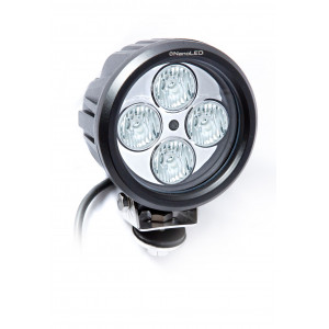 Фара светодиодная NANOLED 40W, SLIM круглая, 4 LED CREE X-ML, Euro D120*75 мм