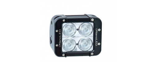 Фара светодиодная NANOLED 40W, 4 LED CREE X-ML, в два ряда, EURO, 116*100*93 мм