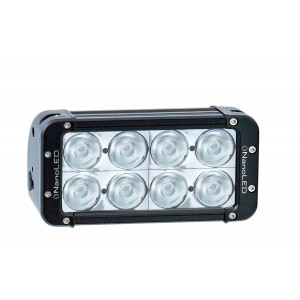 Фара светодиодная NANOLED 80W, EURO, 8 LED CREE X-ML, в два ряда, Euro 198*100*93 мм