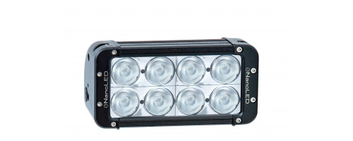 Фара светодиодная NANOLED 80W, EURO, 8 LED CREE X-ML, в два ряда, Euro 198*100*93 мм