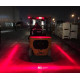 Предупреждающий фонарь рабочей зоны в корпусе, Красный, 30W (Forklift Light) 12-80V,160MM X 60MM