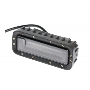 Предупреждающий фонарь рабочей зоны с крепежом, Красный, 30W (Forklift Light) 12-80V, 148*54*60мм