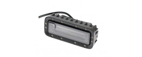 Предупреждающий фонарь рабочей зоны с крепежом, Красный, 30W (Forklift Light) 12-80V, 148*54*60мм