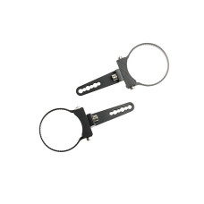 Крепление для фары на вертикальную/ горизонтальную трубу 3" (76,2мм) с изменяемым выносом фары 2шт.