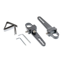 Крепление для фары на вертикальную/ горизонтальную трубу 0,875" (22,2мм) с изменяемым выносом 2шт.