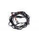 Проводка для Одной фары мощностью до 120W, 12V, Врезная кнопка круглая с реле и предохранителем.