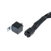 Проводка для Двух фар мощностью до 120W, 12V, Накладной выключатель, с реле и предохранителем, без разъемов