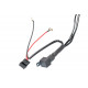 Проводка для Двух фар мощностью до 120W, 12V, Накладной выключатель, с реле и предохранителем, без разъемов
