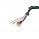 Проводка для Одной фары мощностью до 120W, 12V, Накладной выключаетль с реле и предохранителем. Сечение проводов 2мм