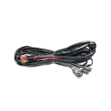 Проводка для Двух фар мощностью до 120W, 12V, Накладной выключаетль с реле и предохранителем. Сечение проводов 2мм