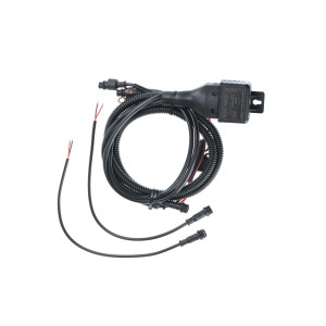 Проводка для Двух фар СТРОБОСКОП попеременно, провод 1,25м, 12V, нагрузка MAX 18А, с предохранителем