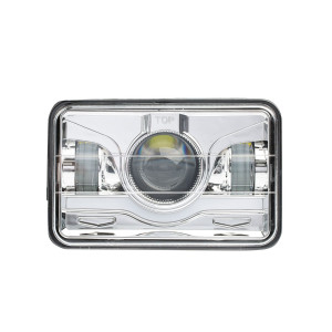 Светодиодная фара 7" квадратная, 45W, CREE, 9-36V, Ближний/дальний/ габарит 1 шт.
