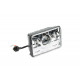 Светодиодная фара 7" квадратная, 45W, CREE, 9-36V, Ближний/дальний/ габарит 1 шт.
