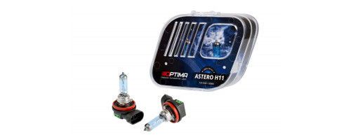 Галогенные лампы Optima Astero H11 +80% White 5000K, 12V, 55W БЕЗ ГАРАНТИИ