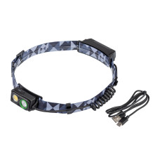 Фонарь налобный Светодиодный NanoLed NLHL6703, 1000 lm, SMD+COB, включение 