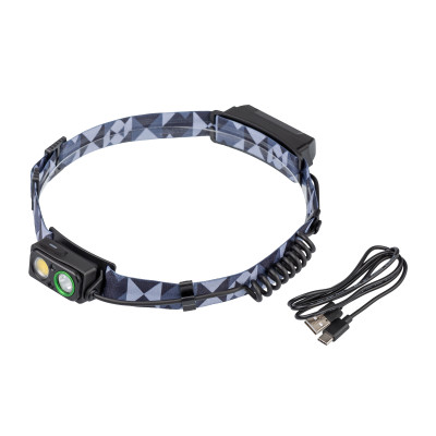 Фонарь налобный Светодиодный NanoLed NLHL6703, 1000 lm, SMD+COB, включение 