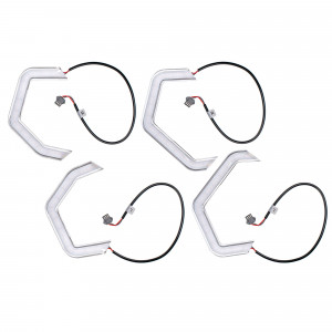 ДХО Angeley Eye B1 RUNNING G-STYLE White + Yellow, 12V, комплект 4 полукольца.