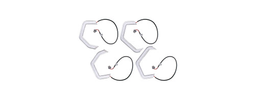 ДХО Angeley Eye B1 RUNNING G-STYLE White + Yellow, 12V, комплект 4 полукольца.