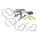 ДХО Angeley Eye B1 RUNNING G-STYLE White + Yellow, 12V, комплект 4 полукольца.