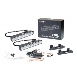 Дневные ходовые огни Optima Premium DRL-05, 5*2 LED, с функцией поворотника и стробоскопа, комплект