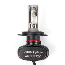 Светодиодные лампы H4 Optima LED i-ZOOM, Seoul-CSP, Warm White, 9-32V, 2 лампы