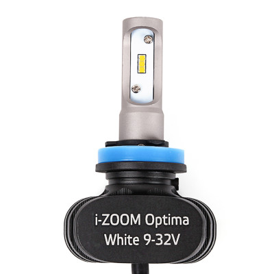 Светодиодные лампы H8 Optima LED i-ZOOM, Seoul-CSP, Warm White, 9-32V, 2 лампы