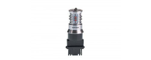 Светодиодная лампа 3156 Optima MINI-CREE, RED, CAN, CREE XB-D*10, 1800K, 12-24V, 1 лампа