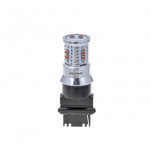 Светодиодная лампа 3156 Optima MINI-CREE, YELLOW, CAN, CREE XB-D*10, 2800K, 12-24V, 1 лампа