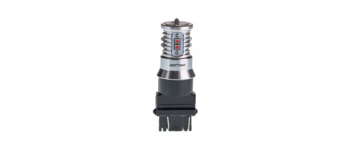 Светодиодная лампа 3157 Optima MINI-CREE, RED, CAN, CREE XB-D*10, 1800K, 12-24V, двухконтактная, 1 лампа