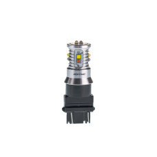Светодиодная лампа 3157 Optima MINI-CREE, YELLOW / WHITE, CAN, CREE XB-D*10, 2800/5500K, 12-24V, двухконтактная, 1лампа